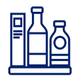 Icon of bottles