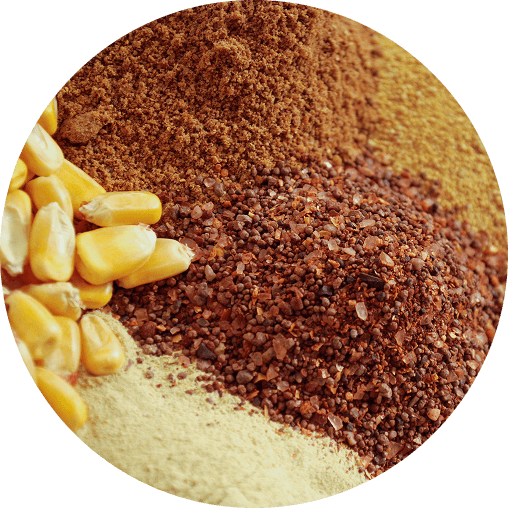 Variety of feed additive products used for livestock nutrition​