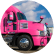 ADM pink truck with breast cancer ribbon 