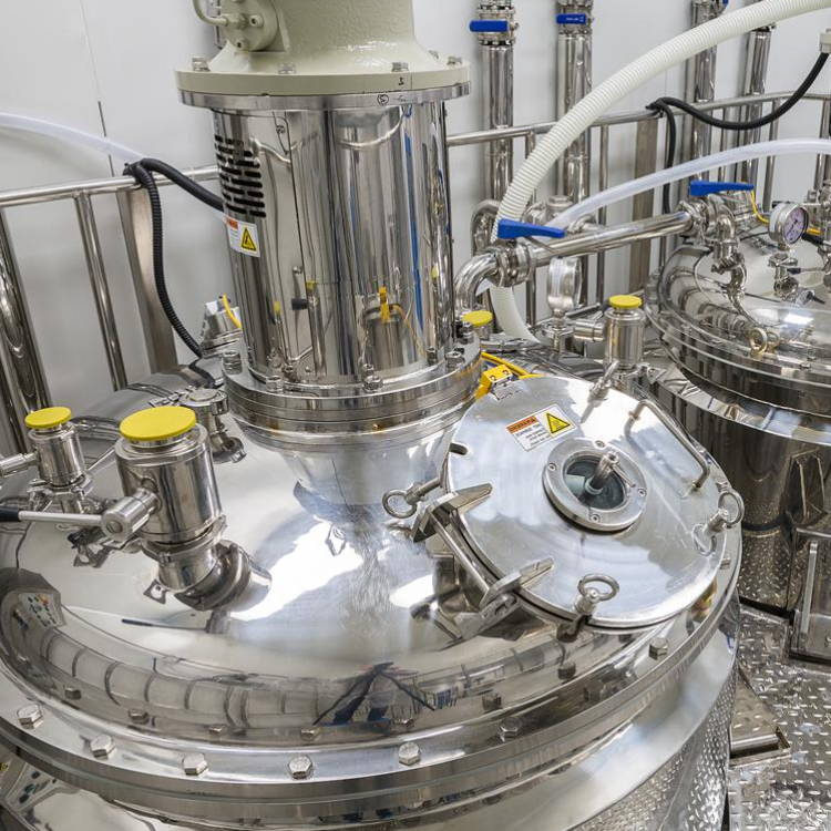 Two large fermentation reactors